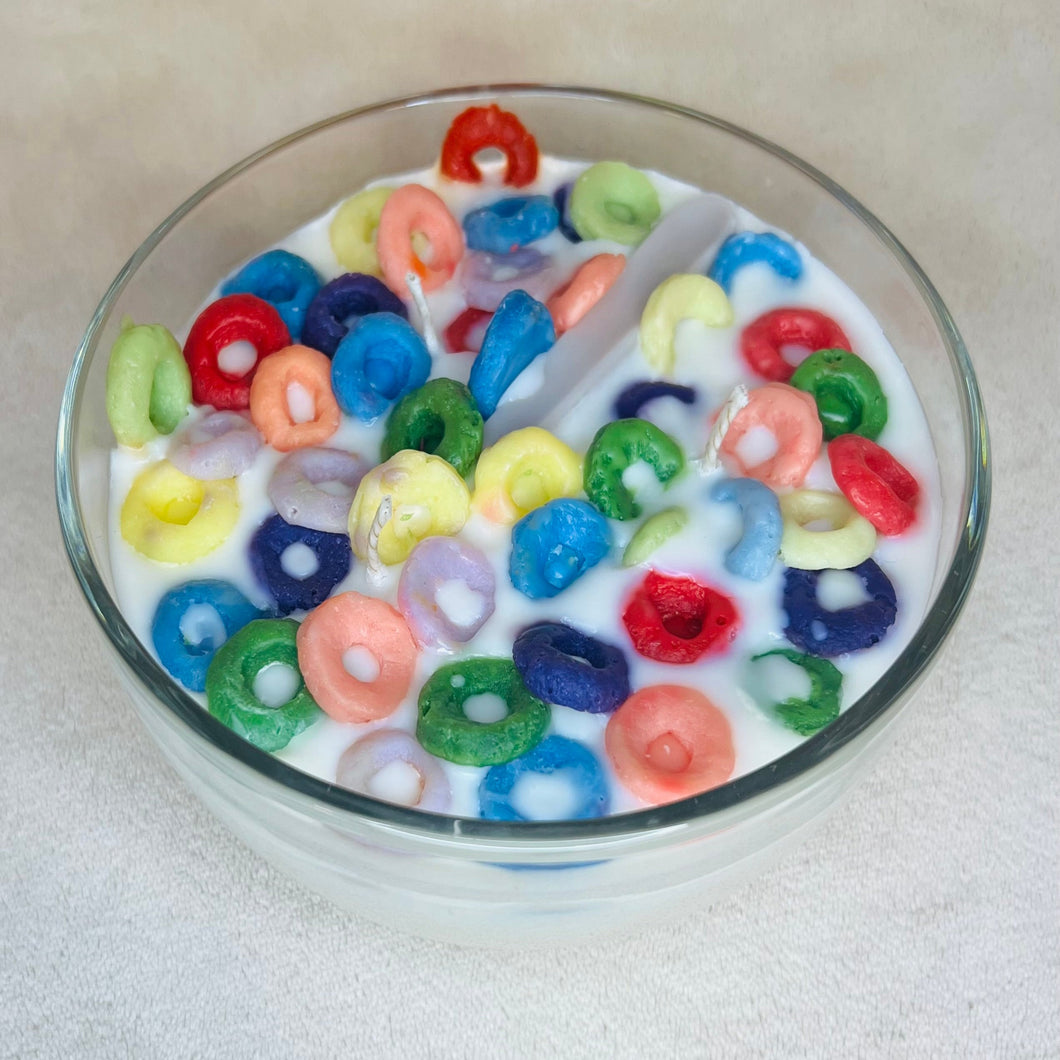 Fruit Loop Cereal Bowl