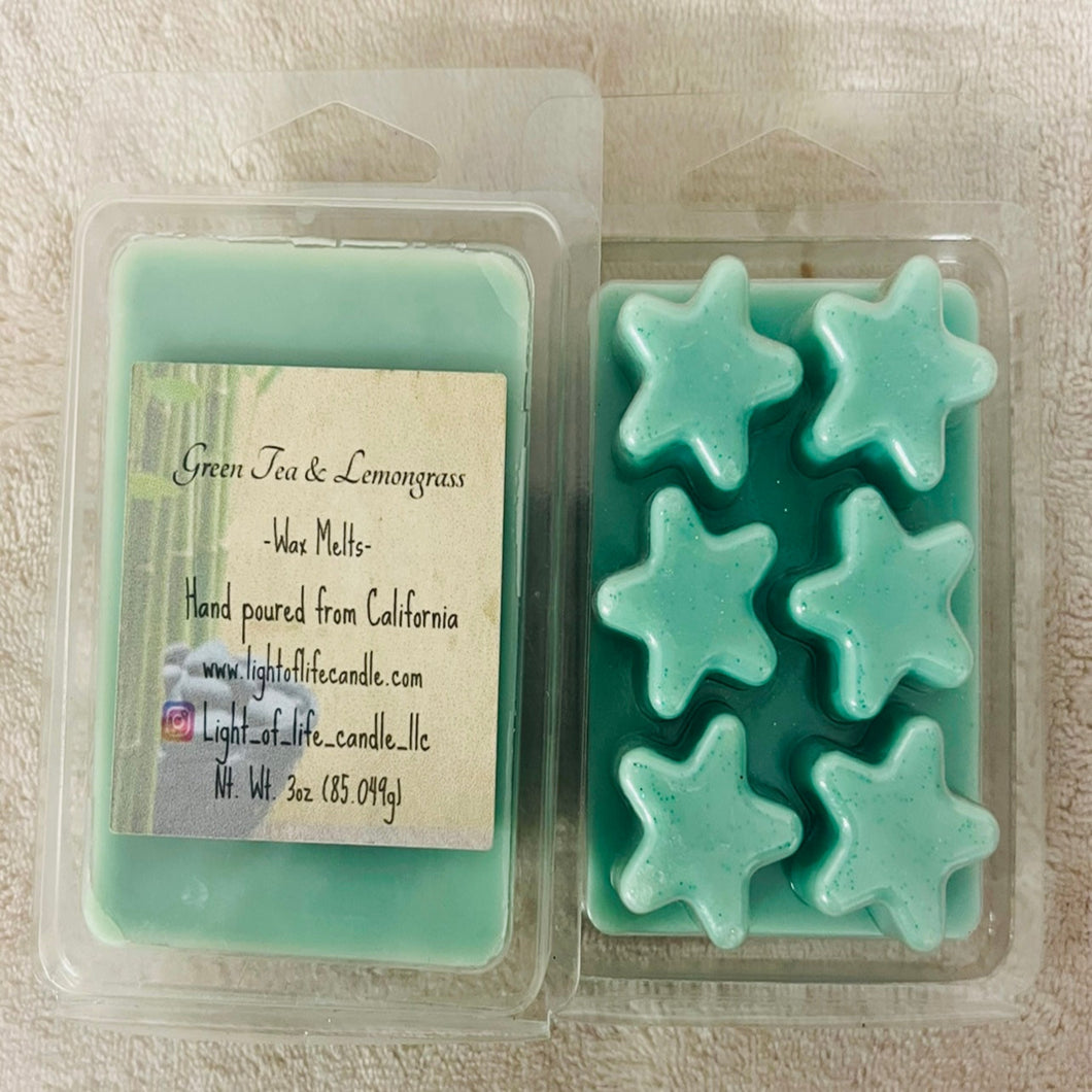 Green Tea and Lemongrass Wax Melts