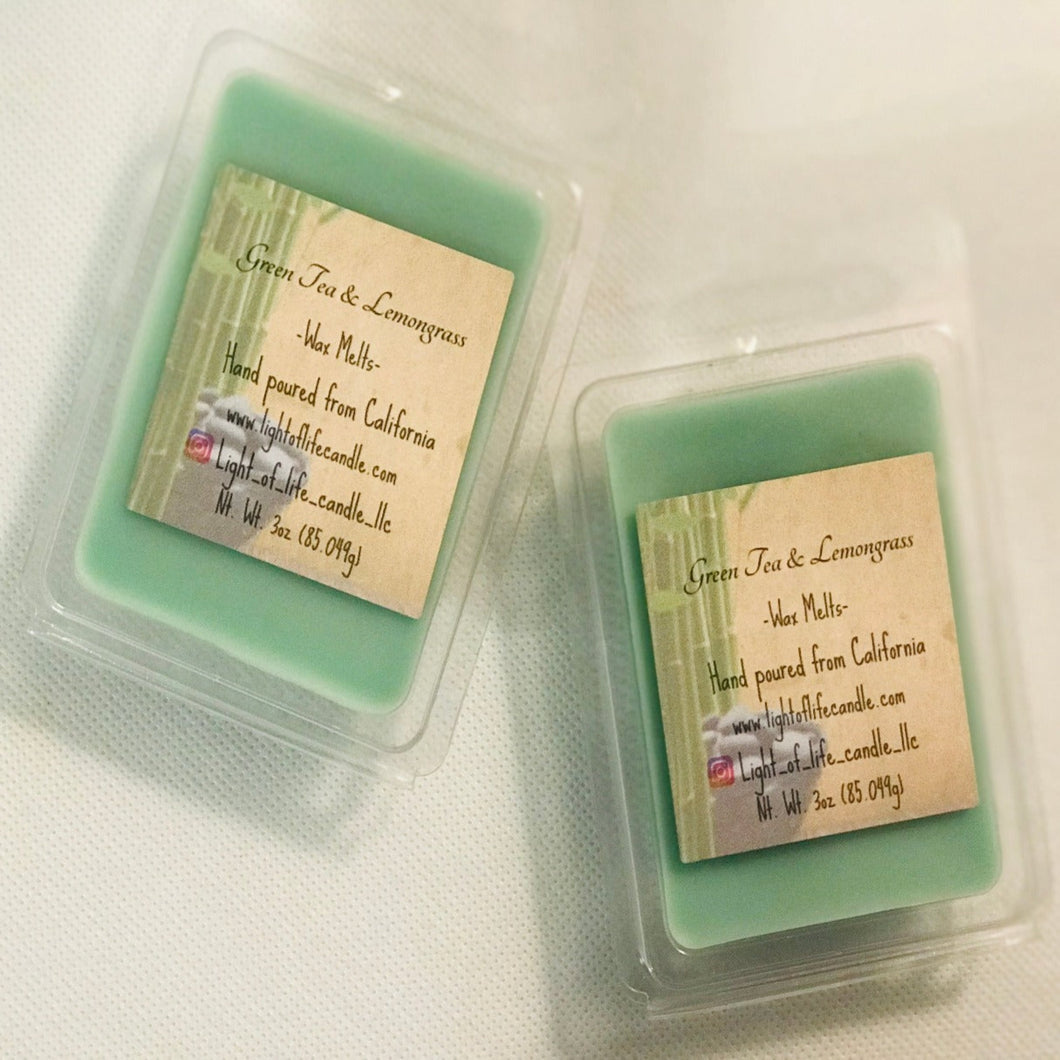 Green Tea & Lemongrass Wax Melts